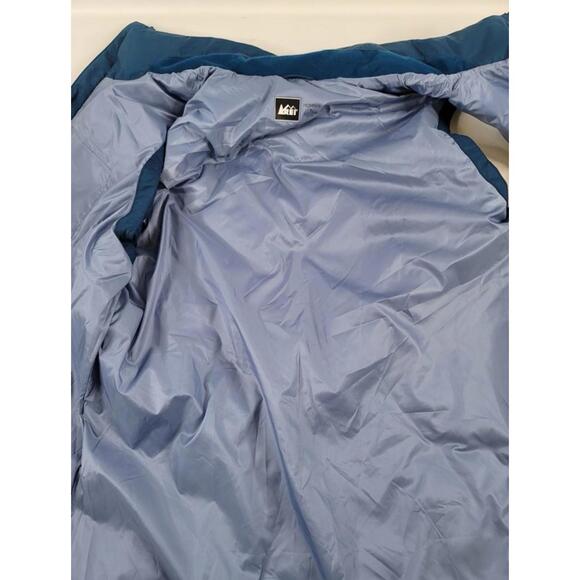 REI Woman’s Therum Down Vest Large Full Zip Blue Puffer Quilted NWT List Was $99 - Picture 7 of 9